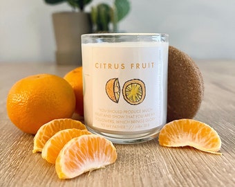 Citrus Scent Candle