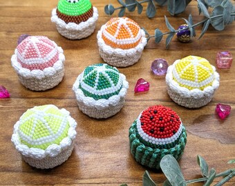 Tropical Glow: Fruits Edition Needle Minder & Pin Cushion