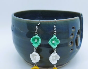 Flower Dangling Earrings