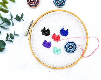Handmade Beads Cross Stitch & Embroidery needle minder