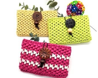 Handmade Rafia Credit & ID Card Holder