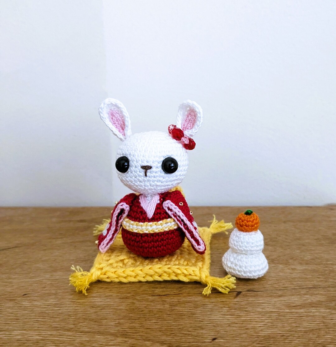 Elegant Kimono Rabbit 2023: Handmade Amigurumi Collectible - Etsy