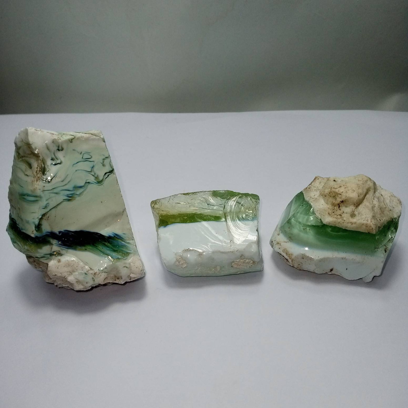 280gram 3pcs New2 Farbe weiße Milch und grün Andara Kristall | Etsy