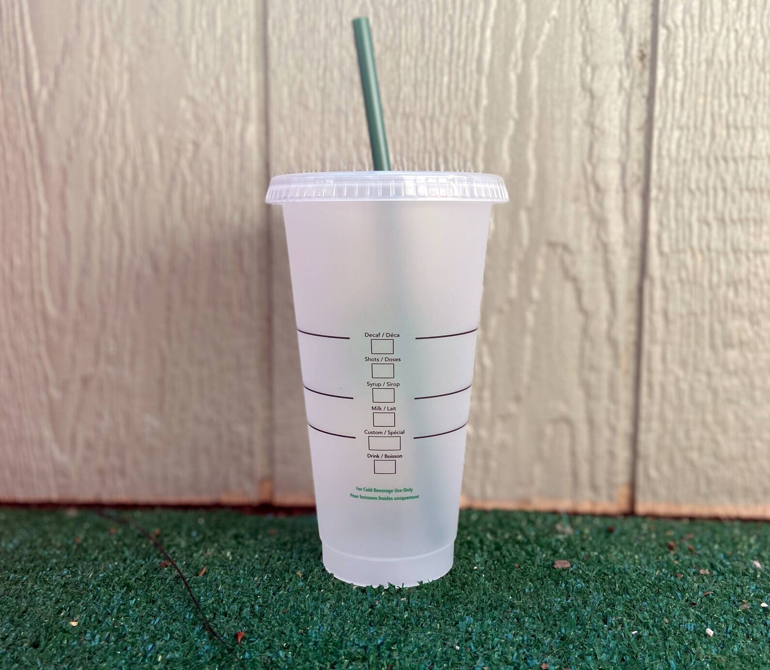 24oz Starbucks Cup Brand New With Lid & Straw. Etsy