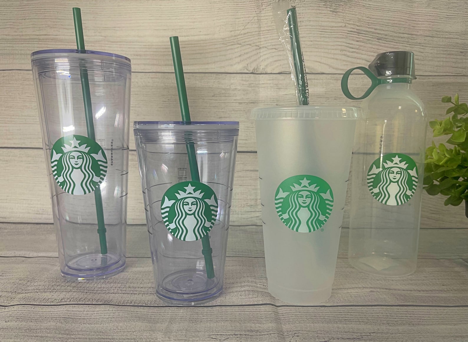 Starbucks cups Starbucks Cold Cup Clear Reusable Cold Cup Etsy