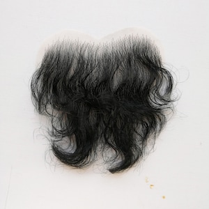 Professional Quality Fine Lace Old Age Grey / White / Black Pubic Wig /  Merkin Postiche Film / Theatre / TV Human & Yak Hair Blend -  Israel