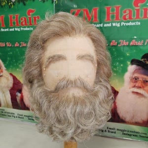 ZM Hair Quality Kurt Russell Santa Claus Beard Wig Set Y-42