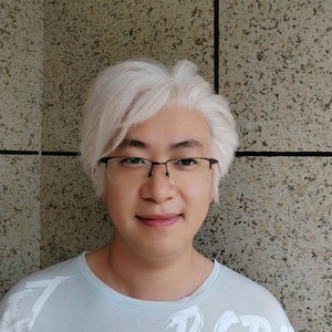 ZM hair realistic short light grey human hair full lace boy wig