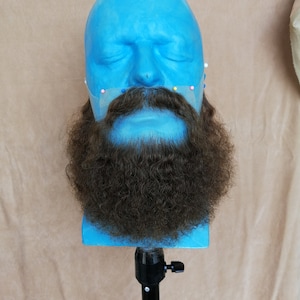 ZM Hair Realistic Film Lace Human hair Beard and Moustache For Make Up F-13