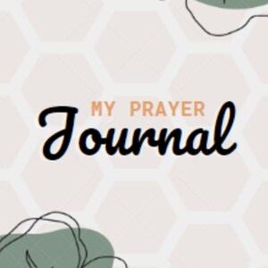 My Prayer Journal