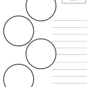 Brainstorm Bubbles Sheet Printable | Etsy