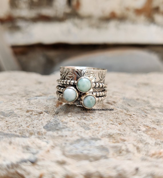 Larimar ring etsy discount
