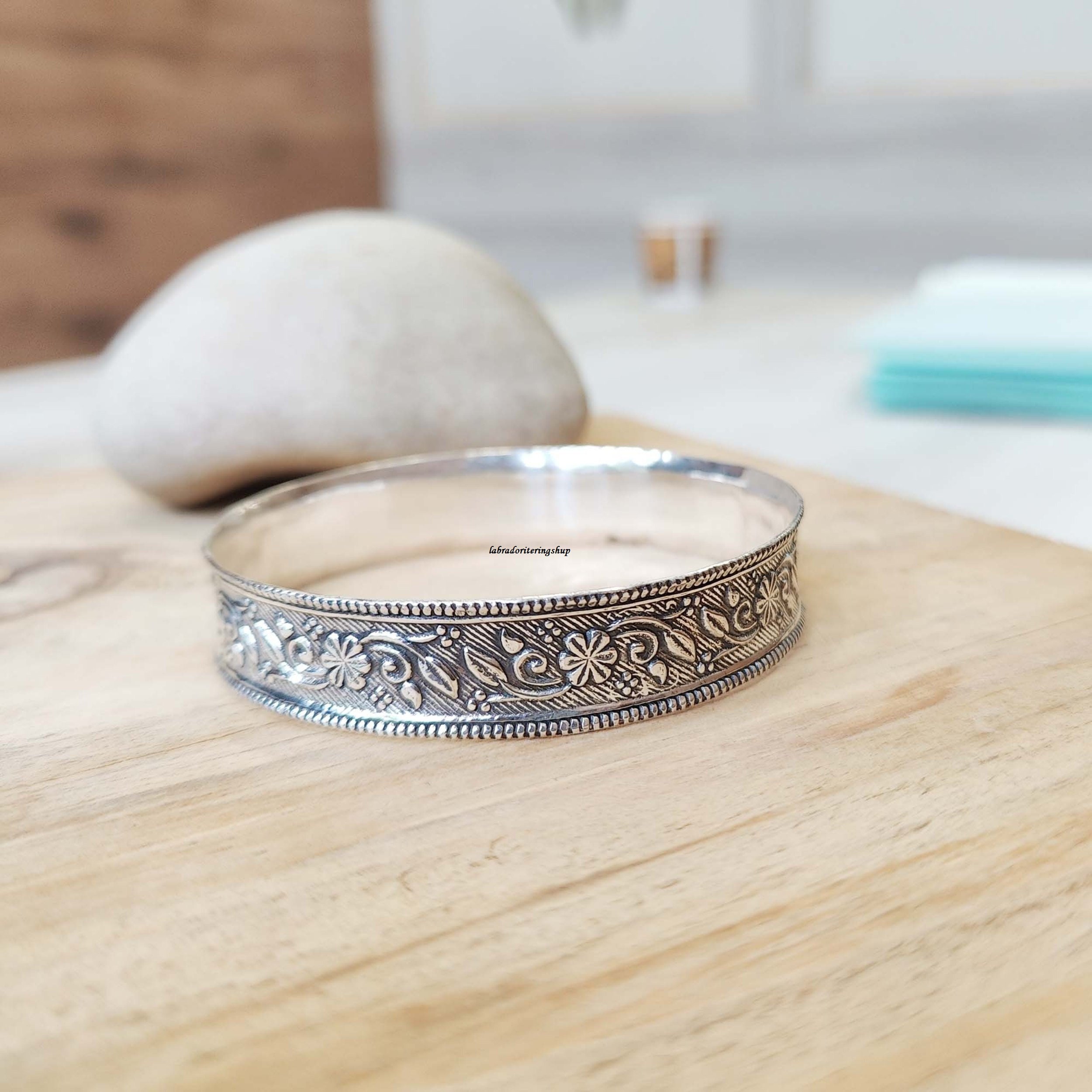 925 Sterling Silver Bangles,handmade Bangles, Statement