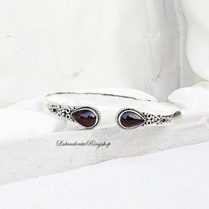 Bracciale in onice nero, bracciale regolabile, bracciale in argento sterling 925, bracciale fatto a mano, bracciale della pace, splendido bracciale con pietre preziose, regalo per lei.