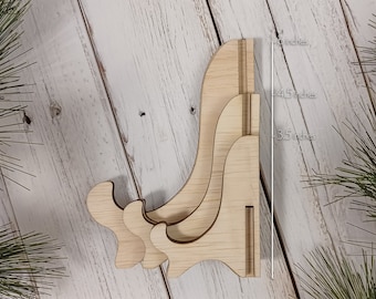 Holz Laser Cut Kleine Staffelei / Ständer