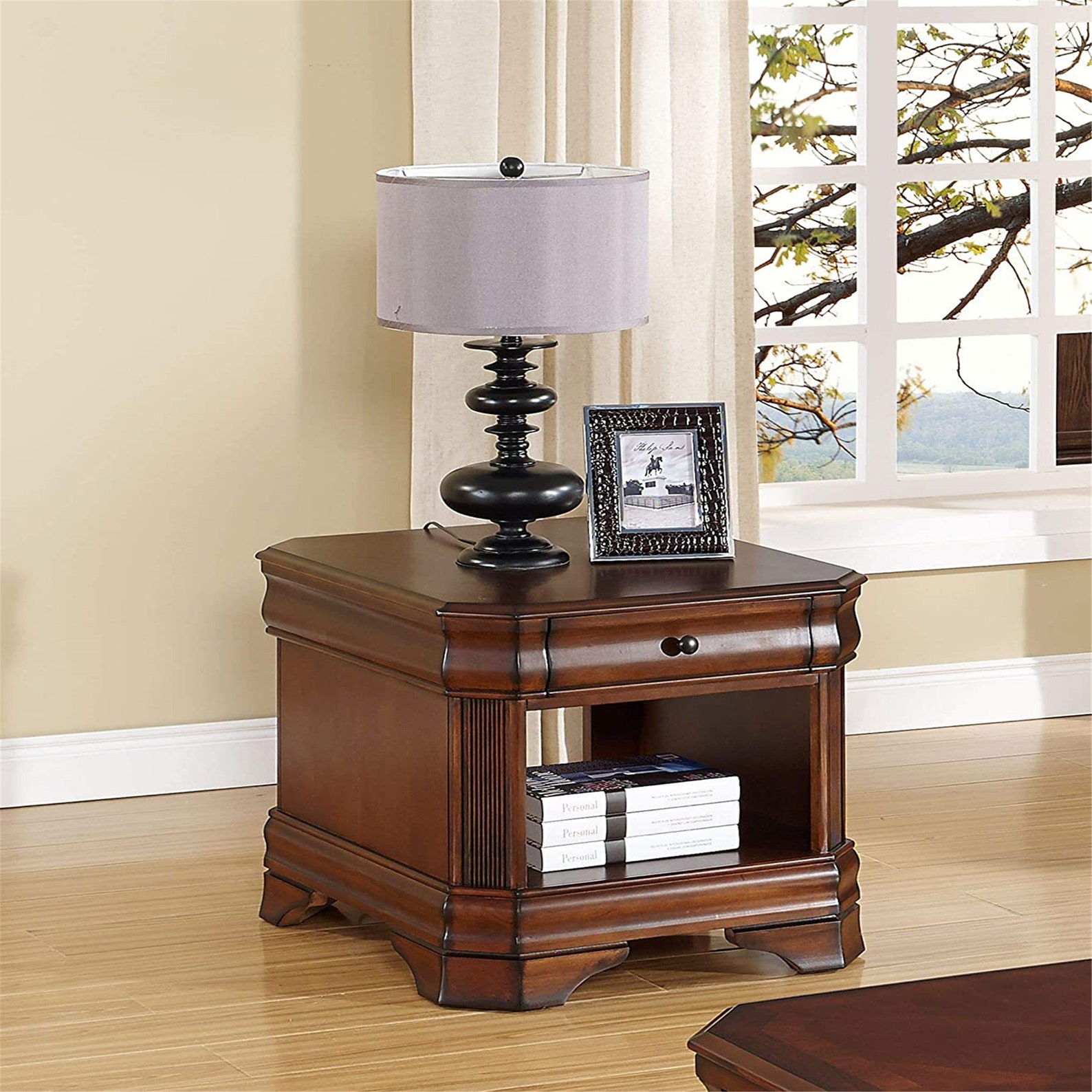 New Classic Furniture Sheridan Entertainment Table End Etsy