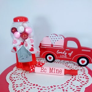 Valentines Tier tray Bubble gum machine