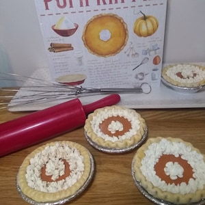Mini Fake Pumpkin Pie