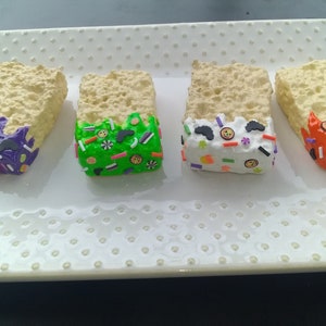 Faux Halloween Rice Crispy Treats