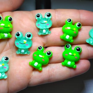 Froggy flat back Cabachons