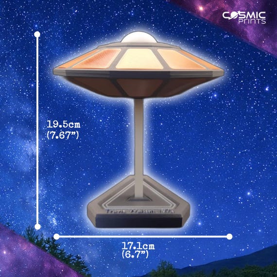 Travis Walton UFO Model With Stand | 3D Printed Alien Saucer | UFO