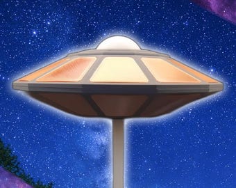 Travis Walton UFO Model With Stand | 3D Printed Alien Saucer | UFO