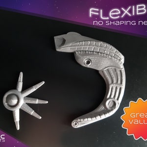 Flexible 3D Printed Cy-Borg Implants: Cosplay Replica Prop