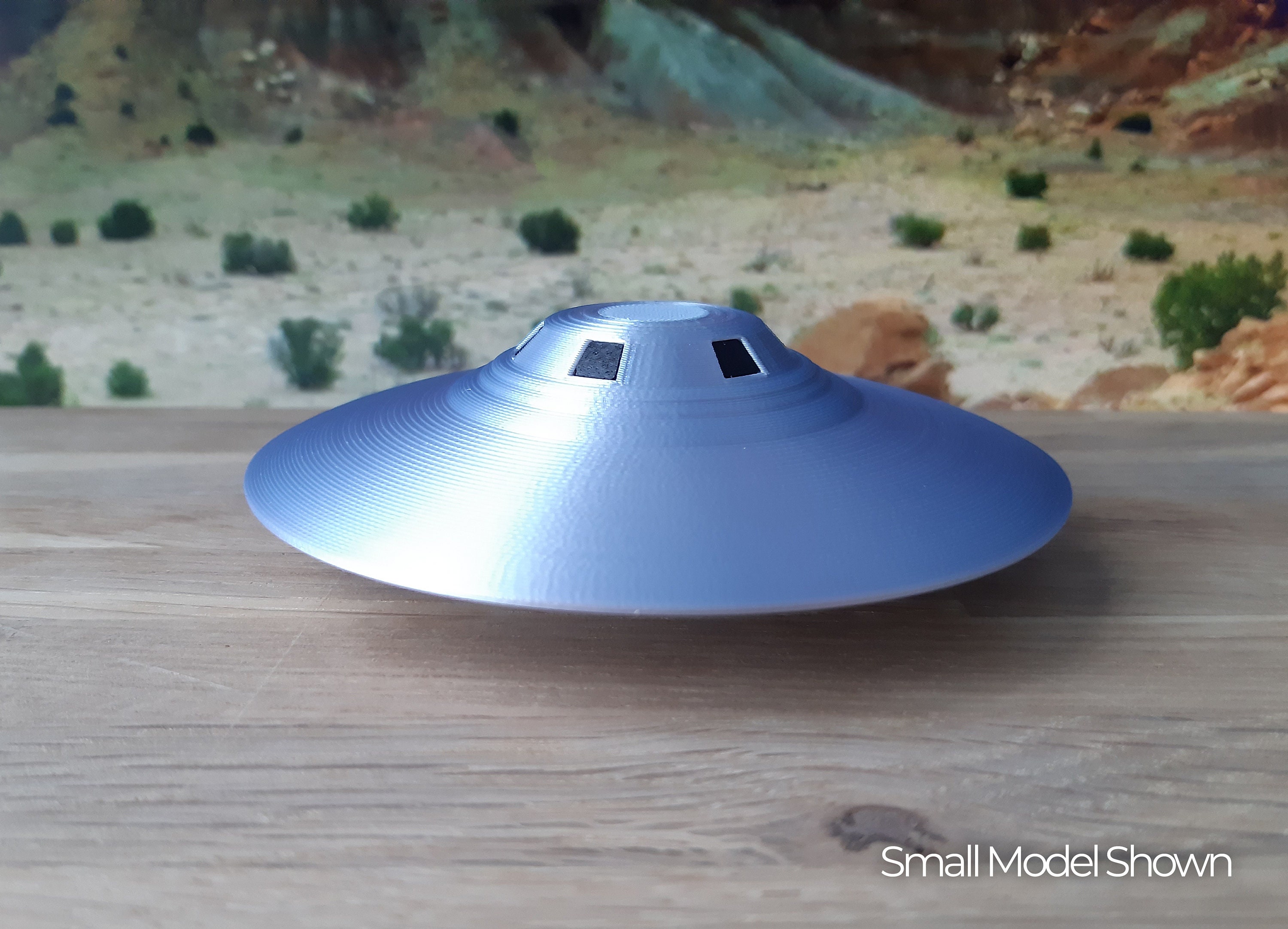 Bob Lazar Inspired UFO Model S4/Area 51 - Retro / Sci Fi