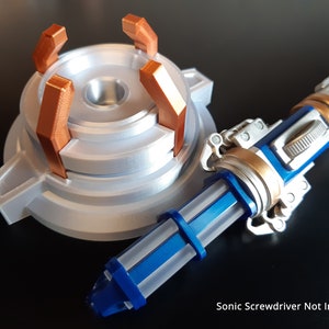 Supporto per cacciavite sonico modello 12 - Oggetto di scena / Cosplay / Regalo geek