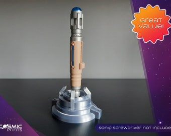 9th/10th Doctor Who Sonic Screwdriver Stand / Dock - Doctor Who Prop / Geek Gift