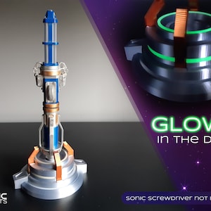 Stand for 12th Model Sonic Screwdriver - Prop / Cosplay / Geek Gift