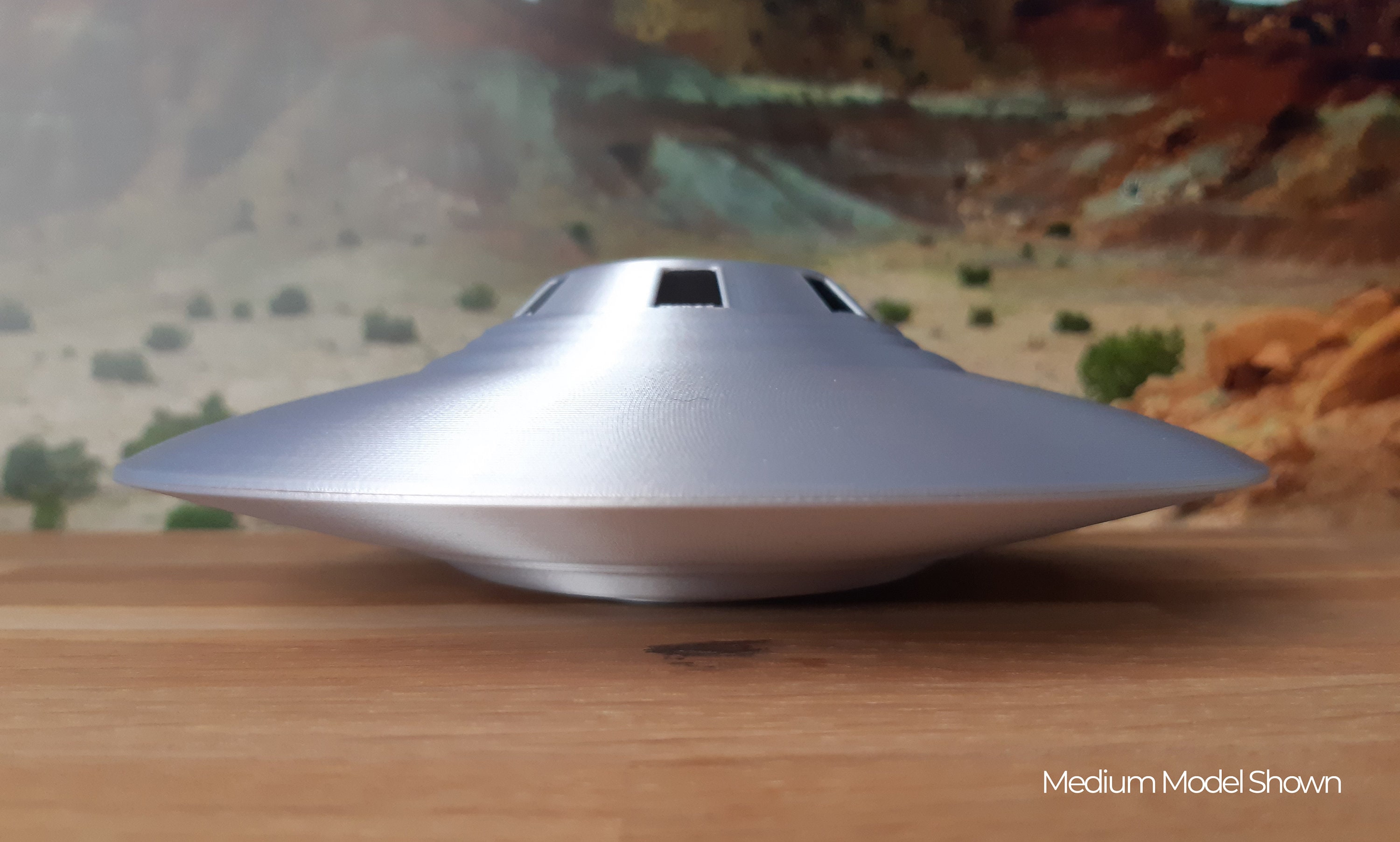 Bob Lazar Inspired UFO Model From S4/area 51 (10cm Diameter