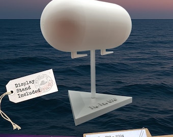 3D Printed Tic Tac UFO Model: 2004 UAP Sighting Collectible