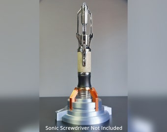 Sonic Screwdriver Stand Compatible with CO 14th Doctor Sonic Screwdriver - Retro/Sci Fi/Geek Gift - 3D Printed