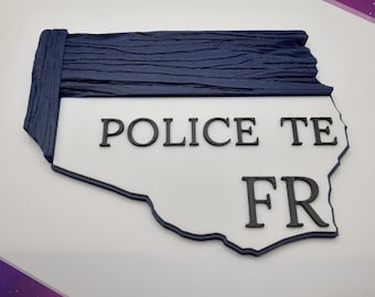 Police Box Fragment – 3D Printed Prop Replica | Ideal for Doctor Who Prop Cosplay | Geek Display Gift