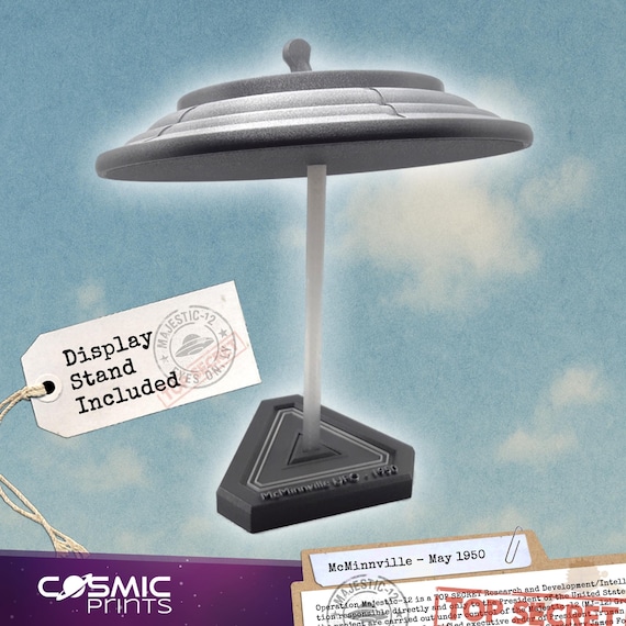 Mcminnville UFO Model: 3D Printed Sci-fi Collectible - Etsy
