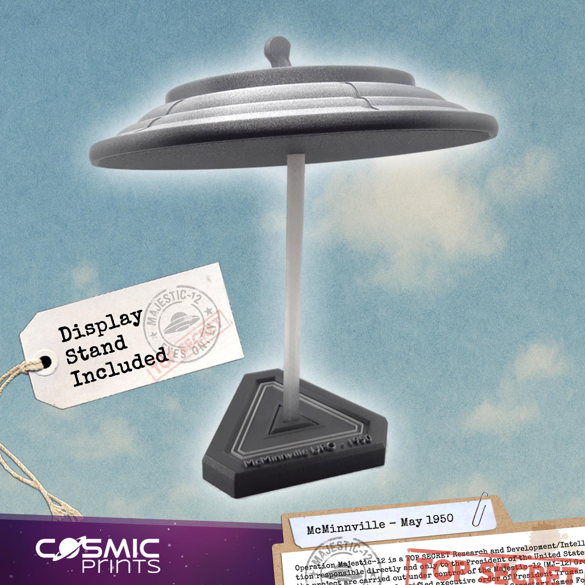 Mcminnville UFO Model: 3D Printed Sci-fi Collectible - Etsy