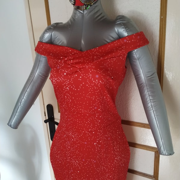 Robe de cocktail rouge