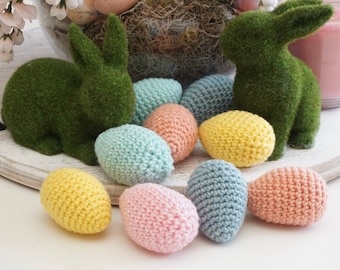 Eggs - Easter eggs - crochet eggs - Easter decor