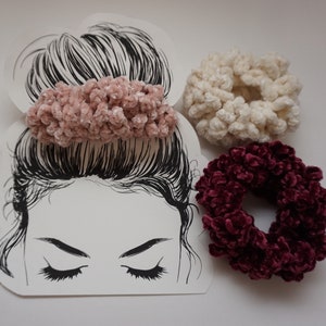 Scrunchies - velvet scrunchies - soft scrunchies - crochet scrunchies - handmade scrunchies - hair accessories