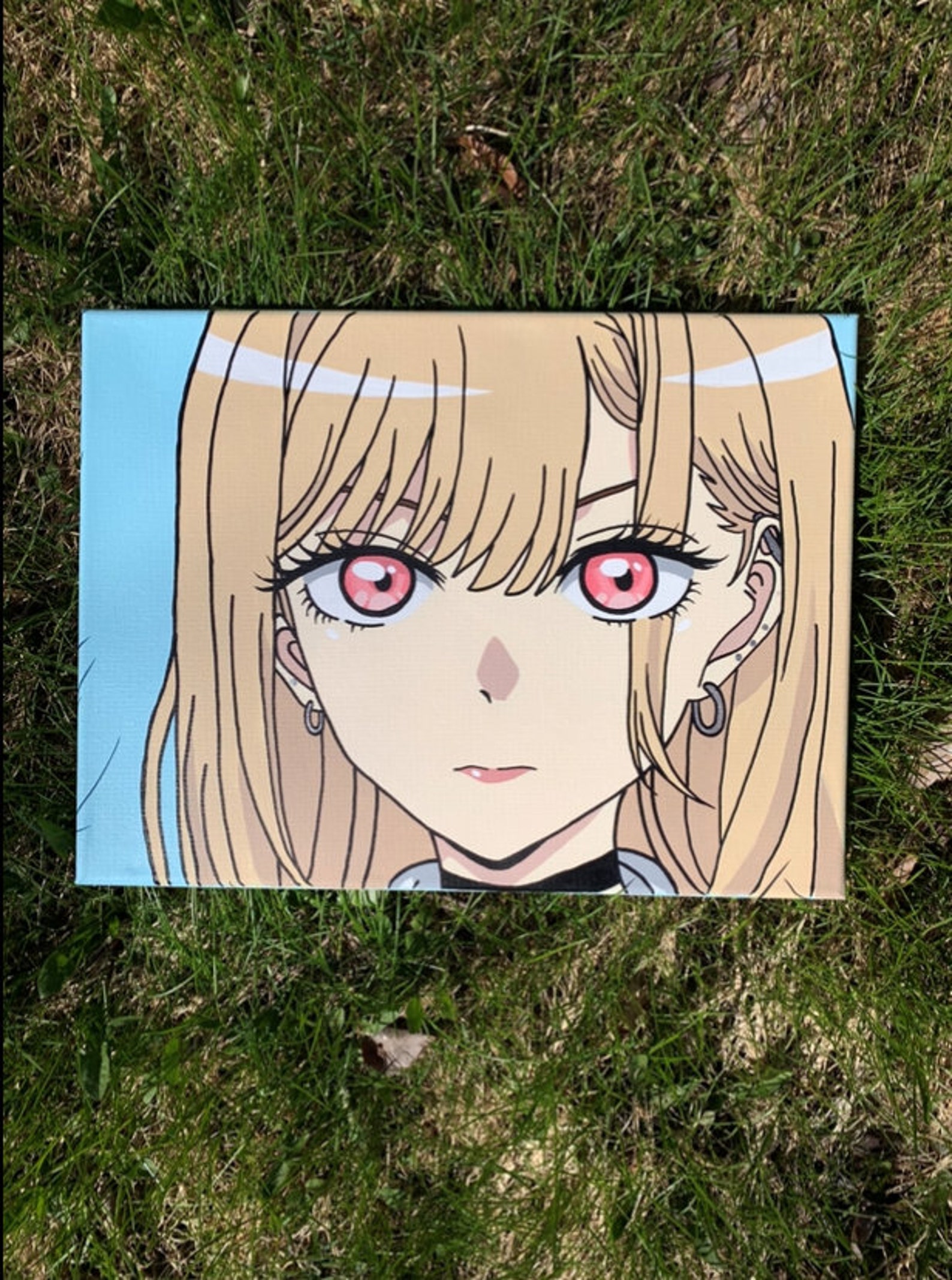 My Dress up Darling Marin Handmade Painting Anime | Etsy