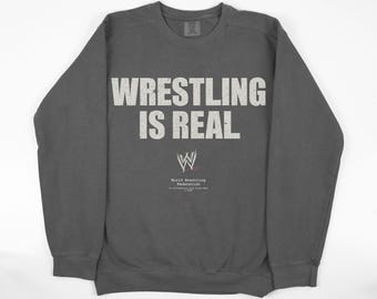 Wrestling is Real T-shirt | John, Rock & Travis Merch - Comfort