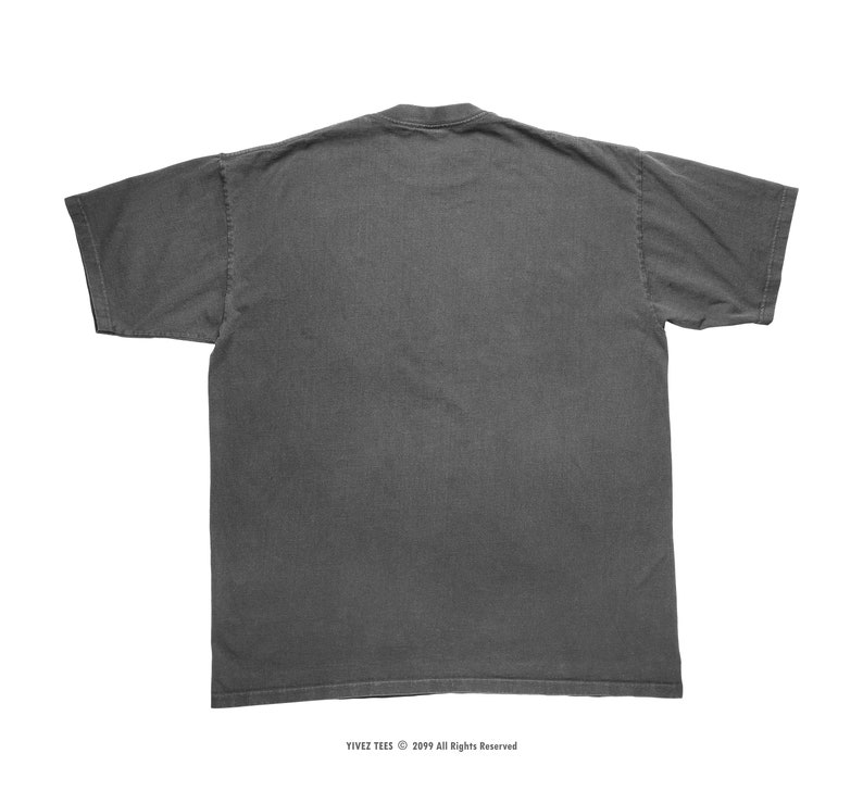 Back image of comfort colors 1717 pepper color shirt