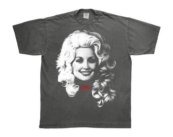 Dollywood T-Shirt | Comfort Colors Dolly Parton Retro Tee / 70s Country Music Shirt. Autograph Gift