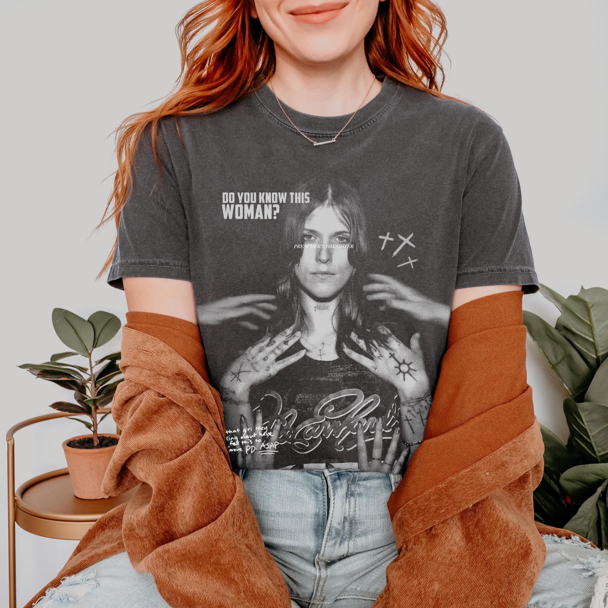 Do You Know This Woman? - Preachers Daughters Shirt | Vintage Southern Gothic Music Concert Tour Outfit Gift for Fans | Comfort Colors 1717