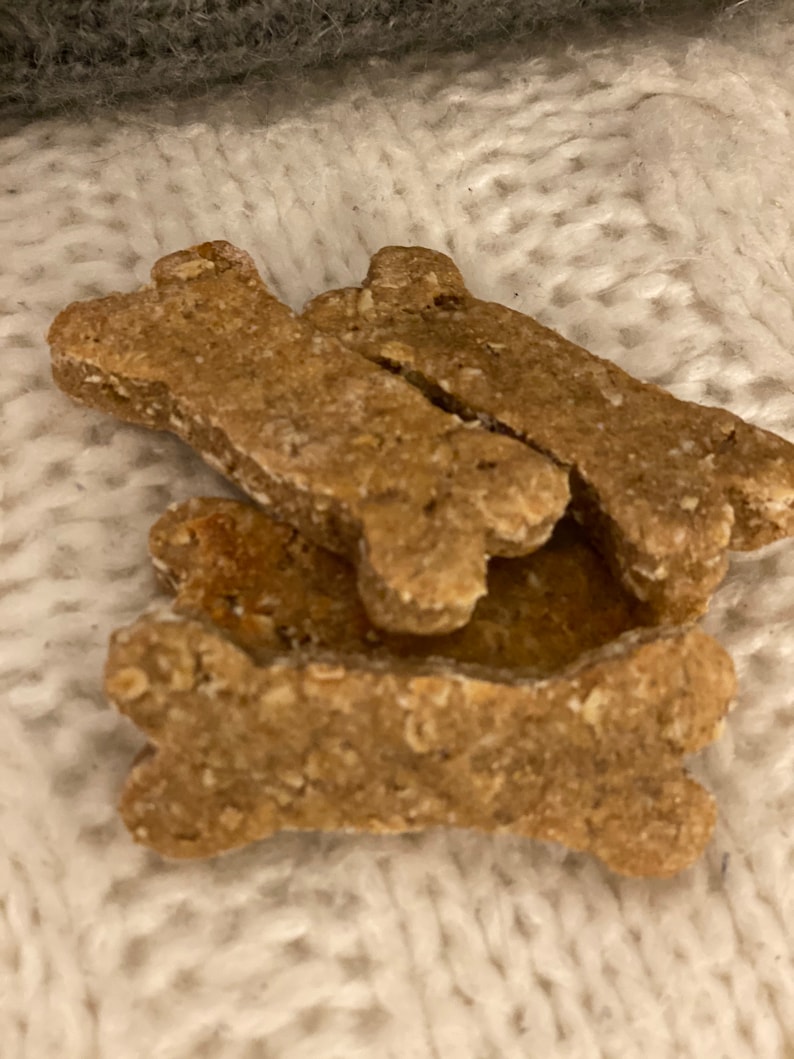 Gourmet Dog Treats Peanut Butter Banana Dog Treats Bag Home Etsy