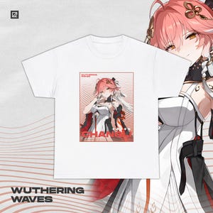 Changli Wuthering Waves Shirt Gacha Game Merch Fan Shirt Unisex Cotton