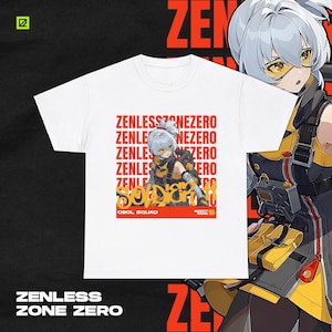 Soldier 11 Themed Streetwear Shirt, Zenless Zone Zero, ZZZ, Otaku, Unisex tee, Anime, Apparel, Gamer Merch, Cotton Tee, Great for Gifts