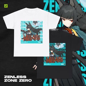 Miyabi Themed Streetwear Shirt, Zenless Zone Zero, ZZZ, Otaku, Unisex tee, Anime, Apparel, Gamer Merch, Cotton Tee, Great for Gifts