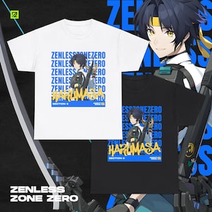 Harumasa Themed Streetwear Shirt, Zenless Zone Zero, ZZZ, Otaku, Unisex tee, Anime, Apparel, Gamer Merch, Cotton Tee, Great for Gifts